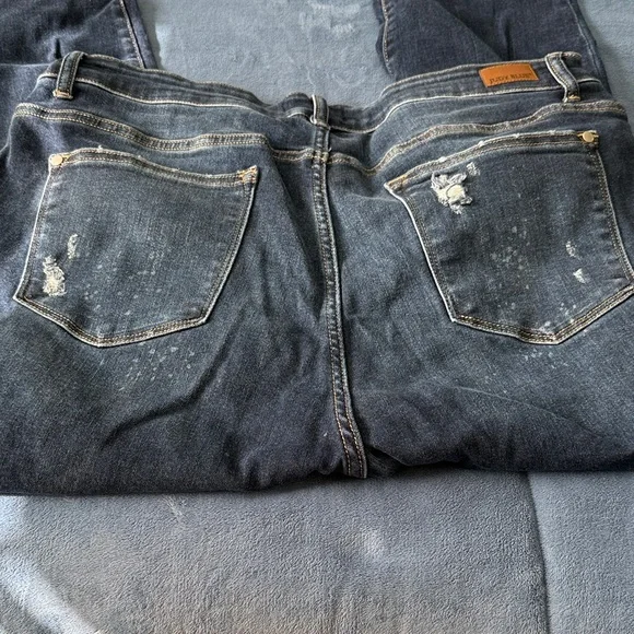 Judy Blue Women's Boyfriend Fit Jeans - Dark Blue - Picture 9 of 10